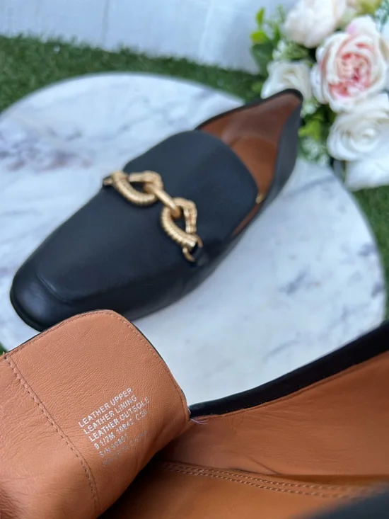 Tory Burch Jessa Horsebit Flat black 
Loafers women size 9.5 gently used - Picture 15 of 16